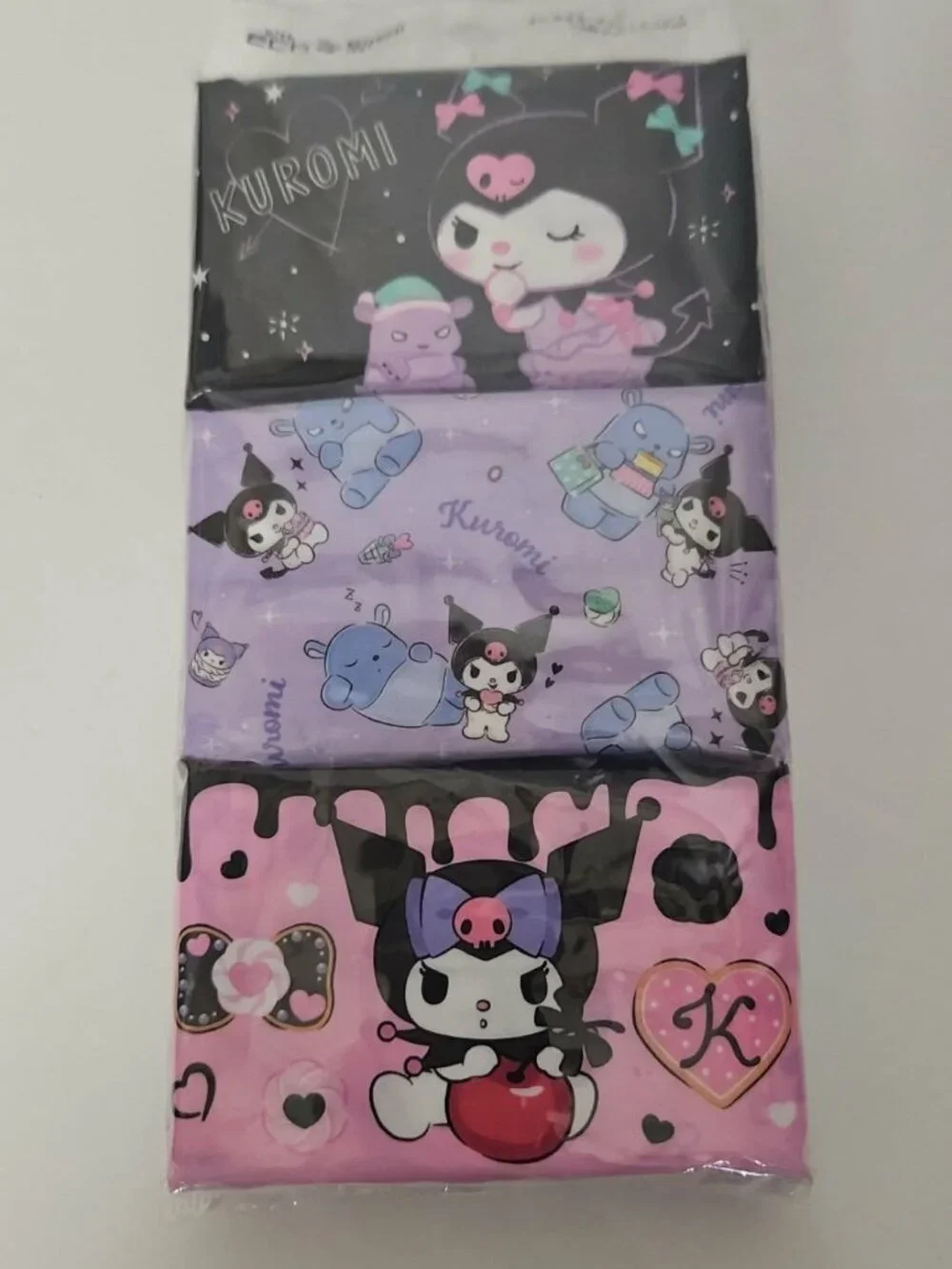 Sanrio Kuromi Pocket Tissue Pack & Lip Mask Bundle NWT